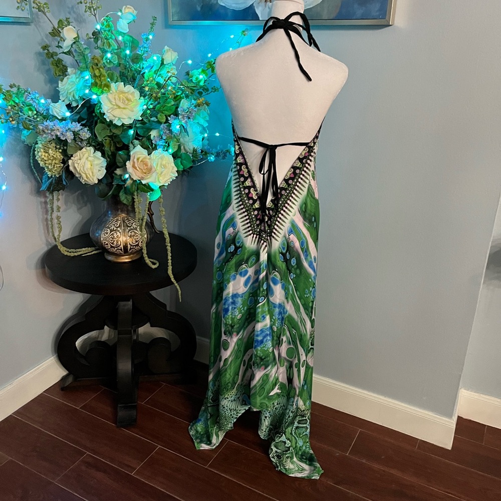 Green dress, one size - Picture 2 of 5